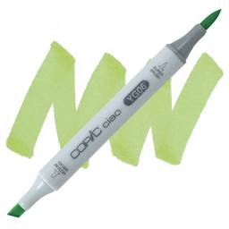 Copic Ciao Double Ended Marker - Yellowish Green YG06 marker and swatch