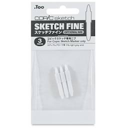Copic Replacement Nibs - For Sketch, Set of 3 - Fine 