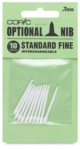 Copic Classic Replacement Nibs, Set of 10 - Standard Fine 