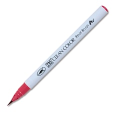 Kuretake Zig Clean Color Real Brush Pen - Geranium Red