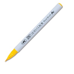 Kuretake Zig Clean Color Real Brush Pen - Yellow
