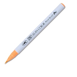 Kuretake Zig Clean Color Real Brush Pen - Fluorescent Orange