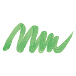 Zig Clean Color Real Brush Pen - Fluorescent Green swatch