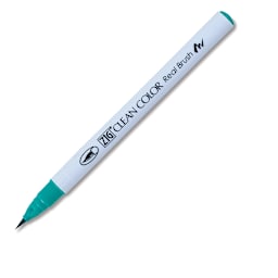 Kuretake Zig Clean Color Real Brush Pen - Turquoise Green