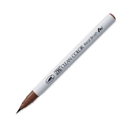 Kuretake Zig Clean Color Real Brush Pen - Mocha Brown
