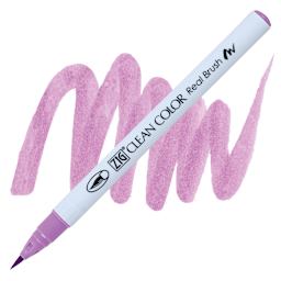 Kuretake Zig Clean Color Real Brush Pen - Light Violet pen and swatch