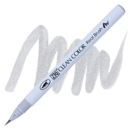 Kuretake Zig Clean Color Real Brush Pen - Pale Gray pen and swatch