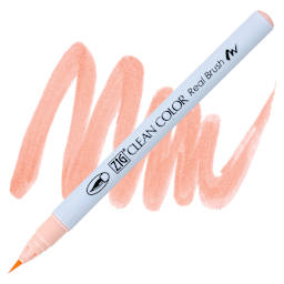 Kuretake Zig Clean Color Real Brush Pen - Tea Rose pen and swatch