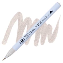 Kuretake Zig Clean Color Real Brush Pen - Warm Gray 2 pen and swatch