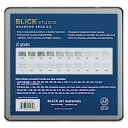 Blick Studio Drawing Pencils - Set of 20 (back of package)