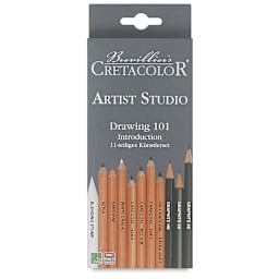 Cretacolor Teacher's Choice Sets - Front of package of Drawing 101 Set