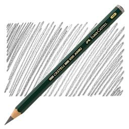 Faber-Castell 9000 Jumbo Pencil - HB pencil and swatch