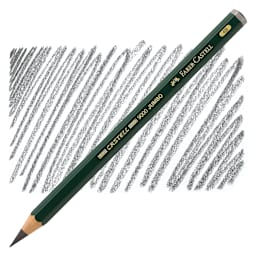 Faber-Castell 9000 Jumbo Pencil - 4B pencil and swatch