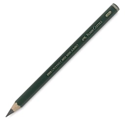 Faber Castell 9000 Jumbo Pencils - Single Jumbo pencil shown at angle

