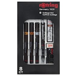 Rotring Isograph Technical Pens - 0.2 mm, 0.4 mm, 0.6 mm, Set of 3, front of the packaging