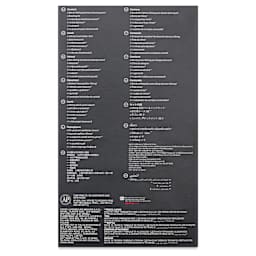 Rotring Isograph Technical Pens - 0.2 mm, 0.4 mm, 0.6 mm, Set of 3, back of the packaging