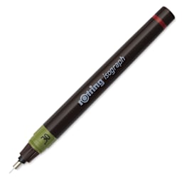 Rotring Isograph Technical Pen - Black, 0.3 mm, cap off