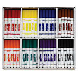 Sargent Art Classic Markers - Class pack of 200 markers shown in open storage tray