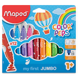 Maped Color'Peps My First Jumbo Markers - Front of package of set of 12
