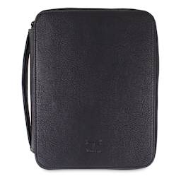 Zippered Marker Storage Case - Side view of closed case showing handle