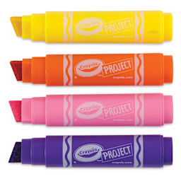 Crayola Project XL Poster Markers - Set of 4, Bright Colors