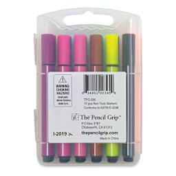 Magic Stix Triangular Markers - Set of 12, back of the packaging