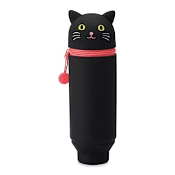 PuniLabo Stand Up Pen Case - Black Cat