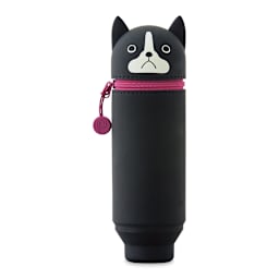 PuniLabo Stand Up Pen Case - Boston Terrier