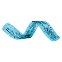 Maped Twist ‘n Flex Ruler - 12", blue ruler twisted