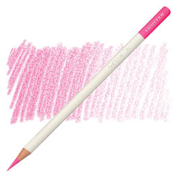 Irojiten Color Pencil - Plastic Pink pencil and swatch