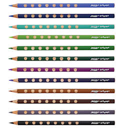 Groove Slim Colored Pencil Sets 24-Color Set