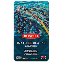 Derwent Inktense Blocks, Set of 12  (front of package)