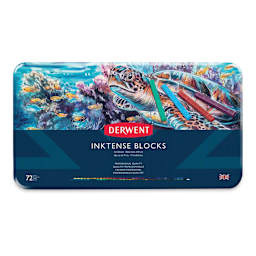 Derwent Inktense Block Set - Set of 72 (front of package)