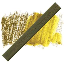 Derwent Inktense Block - Amber block and swatch