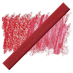 Derwent Inktense Block - Poppy Red block and swatch