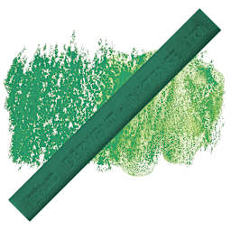 Derwent Inktense Block - Vivid Green block and swatch