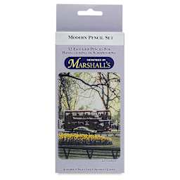 Marshall's Photo Oil Pencil Sets - Front of package of Modern Set