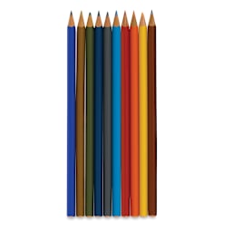 Marshall's Photo Oil Pencil Sets - Component pencils of Modern Set upright