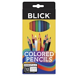Blick Essentials Colored Pencil Set of 12 - Assorted Colors. In package.