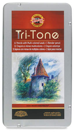 Tri-Tone Colored Pencils, Set of 12