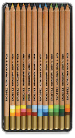 Tri-Tone Colored Pencils, Set of 12