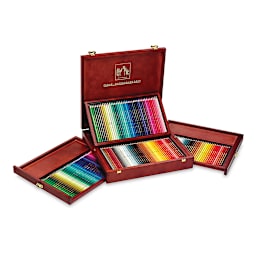 Caran D'Ache Pablo and Supracolor Wood Box Pencil Set