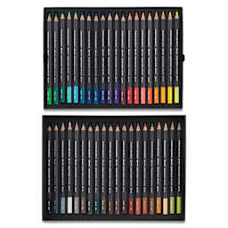 
Caran d'Ache Museum Aquarelle Pencils - 40 pc set shown in trays
