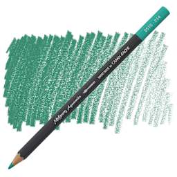 Caran D'Ache Museum Aquarelle Pencil - Beryl Green pencil and swatch