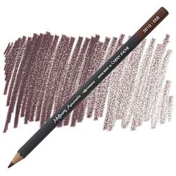 Caran D'Ache Museum Aquarelle Pencil - Brown pencil and swatch