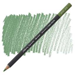 Caran D'Ache Museum Aquarelle Pencil - Chromium Oxide Green pencil and swatch