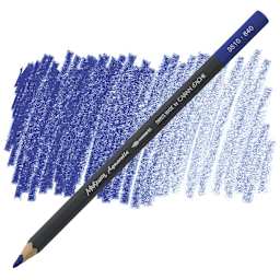 Caran D'Ache Museum Aquarelle Pencil - Dark Ultramarine pencil and swatch