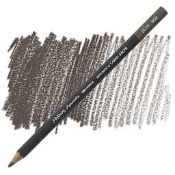 Caran D'Ache Museum Aquarelle Pencil - French Grey pencil and swatch