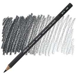 Caran D'Ache Museum Aquarelle Pencil - Ivory Black pencil and swatch