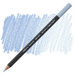 Caran D'Ache Museum Aquarelle Pencil - Light Cobalt Blue pencil and swatch